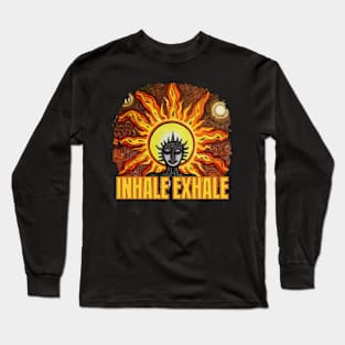 inhale exhale Long Sleeve T-Shirt